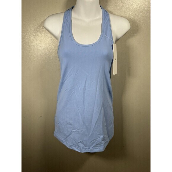 CRZ Yoga Women's Butterluxe Waist-Length Crewneck Tank DP3 Blue Small NWT - Picture 1 of 6